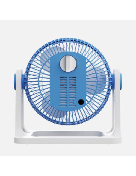 Ventilador Sobremesa Funchal Azul 32w 3aspas 3vel Orientable 24x25x15,5cm