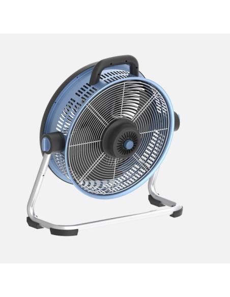 Ventilador Industrial Corintio 100w Azul/negro 50,5d 3aspas 3vel Orientable 62x63x25cm