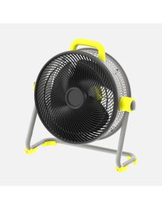 Ventilador Industrial Corintio 100w Amarillo/negro 50,5d 3aspas 3vel Orientable 62x63x25cm