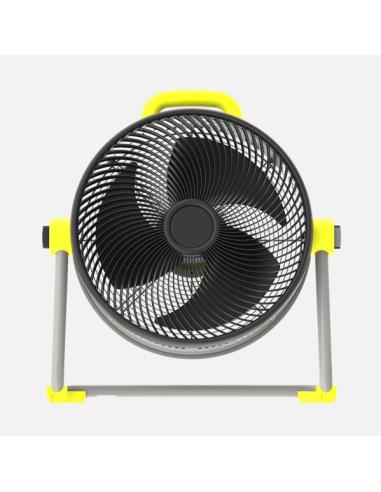Ventilador Industrial Corintio 100w Amarillo/negro 50,5d 3aspas 3vel Orientable 62x63x25cm