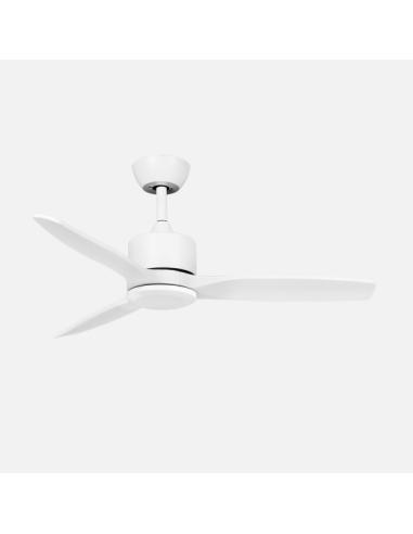 Ventilador Dc Montiel 18w Blanco 3aspas 6vel 106d Luz Opcional 2250lm 3000-4500-6500k Remoto+memoria+temporizador