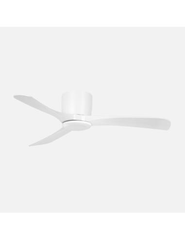 Ventilador Dc Paterna 18w Blanco 3aspas 6vel 117d Luz Opcional 2250lm 3000-4500-6500k Remoto+memoria+temporizador