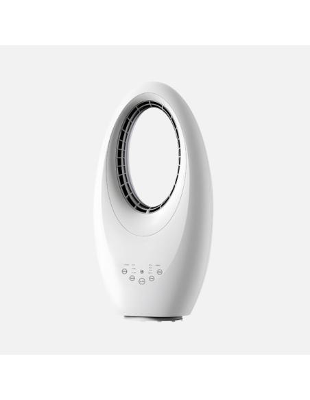 Ventilador Sin Aspas Arevalo Blanco 50w 3velocidades Oscilante Tactil C/remoto Y Temporizador 57,5x29x17cm