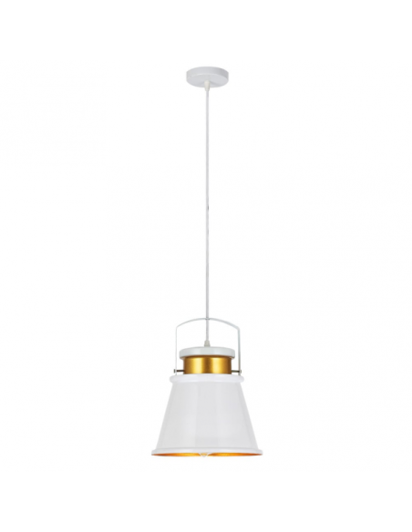 Colgante Pelicano 1xe27 Blanco/oro Regx25d