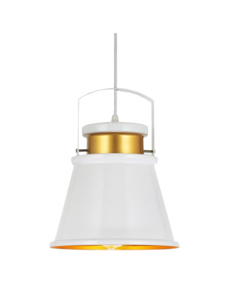 Colgante Pelicano 1xe27 Blanco/oro Regx25d
