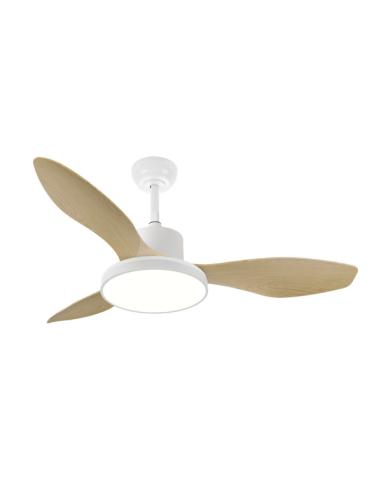 Ventilador Dc 48+7w Mandala Blanco 3asp 120d 4080l 3000-4500-6500k+rgb Remo+r.int+memo+temp