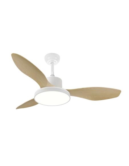 Ventilador Dc 48+7w Mandala Blanco 3asp 120d 4080l 3000-4500-6500k+rgb Remo+r.int+memo+temp