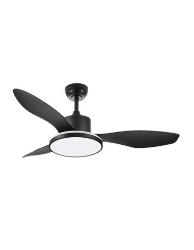 Ventilador Dc 48+7w Mandala Negro 3asp 120d 4080l 3000-4500-6500k+rgb Remo+r.int+memo+temp
