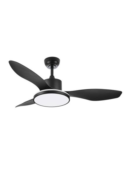 Ventilador Dc 48+7w Mandala Negro 3asp 120d 4080l 3000-4500-6500k+rgb Remo+r.int+memo+temp