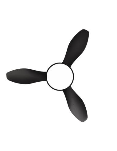 Ventilador Dc 48+7w Mandala Negro 3asp 120d 4080l 3000-4500-6500k+rgb Remo+r.int+memo+temp