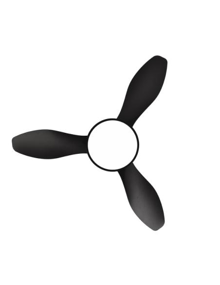 Ventilador Dc 48+7w Mandala Negro 3asp 120d 4080l 3000-4500-6500k+rgb Remo+r.int+memo+temp