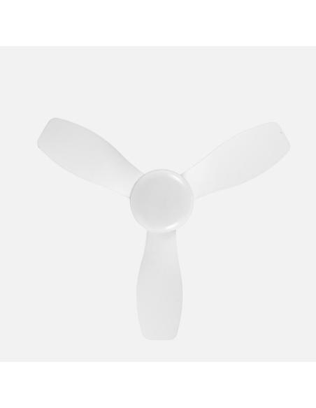 Ventilador Dc Cain 15w 1800lm Blanco 3aspas 62d 3000k-4200k-6500k Regulador Intensidad+ Remoto+temporizador+memoria