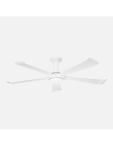 Ventilador Dc Vinaros 18w Blanco 5aspas 6vel 144d 2250lm 3000-4500-6500k Remoto+memoria+temporizador