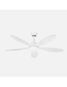 Ventilador Dc Tobarra 18w Blanco 5aspas 6vel.132d 2250lm 3000-4500-6500k Remoto+memoria+temporizador