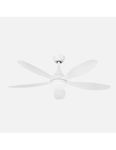 Ventilador Dc Tobarra 18w Blanco 5aspas 6vel.132d 2250lm 3000-4500-6500k Remoto+memoria+temporizador