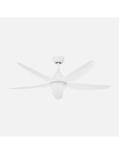 Ventilador Dc Elda 18w Blanco 5aspas 6vel.144d 2250lm 3000-4500-6500k Remoto+memoria+temporizador