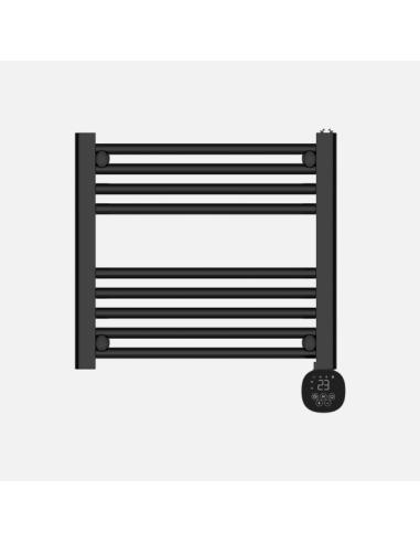 Toallero Electrico Scuti Negro 300w 3modos Display Tactil Anti-hielo Temporizador 54x52x9cm