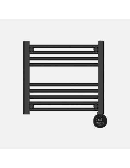 Toallero Electrico Scuti Negro 300w 3modos Display Tactil Anti-hielo Temporizador 54x52x9cm