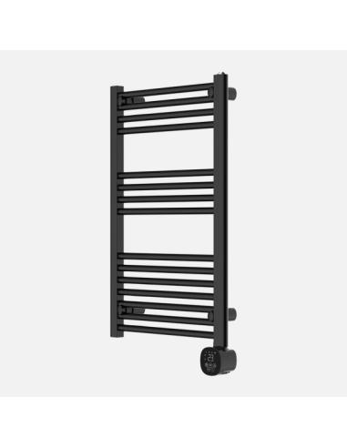 Toallero Electrico Scuti Negro 500w 3modos Display Tactil Anti-hielo Temporizador 89x52x9cm