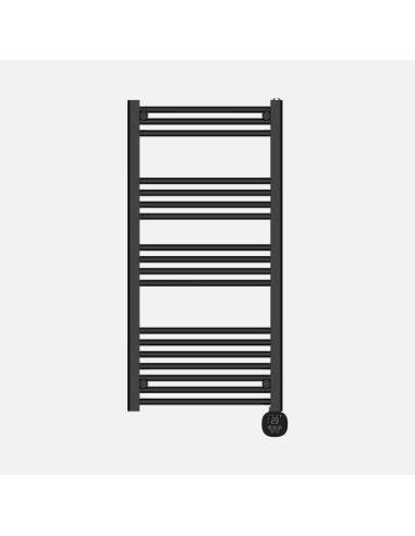 Toallero Electrico Scuti Negro 750w 3modos Display Tactil Anti-hielo temporizador 109x52x9cm