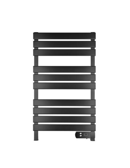 Toallero Elect.aluminio Jalon Negro 450w Display Led Ip24.protec.temporizador24h 97x55,5x5,5cm