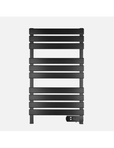 Toallero Elect.aluminio Jalon Negro 450w Display Led Ip24.protec.temporizador24h 97x55,5x5,5cm