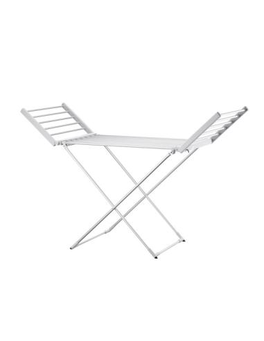 Tendedero Elect,plegable Palmito 220w Aluminio 2tend.laterales,cable1,2m 93x147x52,5cm
