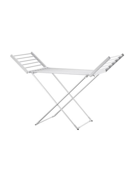 Tendedero Elect,plegable Palmito 220w Aluminio 2tend.laterales,cable1,2m 93x147x52,5cm