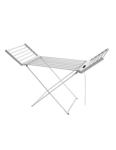 Tendedero Elect.plegable Silvestre 260w Aluminio Temporizador .control Temp.cable1,2m 93x147x52,5cm