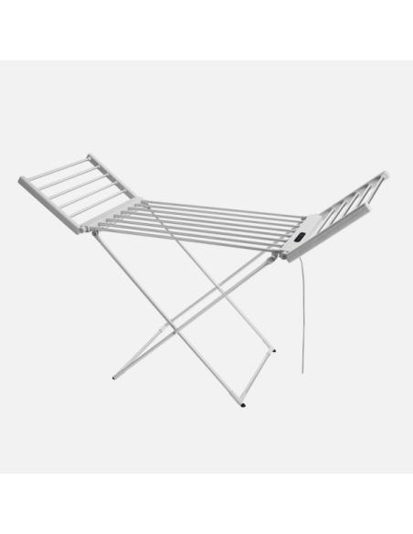 Tendedero Elect.plegable Silvestre 260w Aluminio Temporizador .control Temp.cable1,2m 93x147x52,5cm