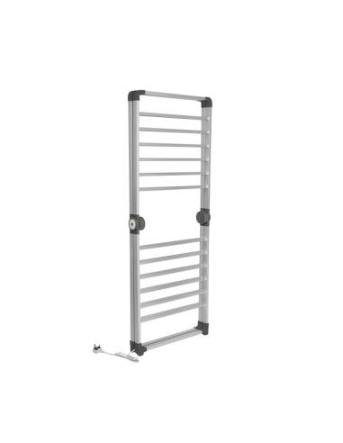 Tendedero Elect.maxi Algarrobo 360w Aluminio Forma De X Cable1,2m 126x70x56cm