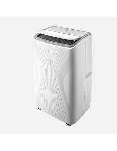 Aire Acondicionado Portatil Flurry Blanco/negro 12000btu/3000fr 1300w 3vel Deshumidificador C/remoto,kit Ventana 71x44x34cm