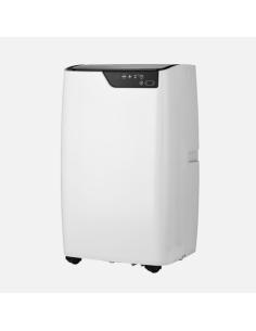 Aire Acondicionado Portatil Frozen Blanco/negro 12000btu/3000fr 1300w 3vel Deshumidificador C/remoto,kit Ventana 71x44x34cm