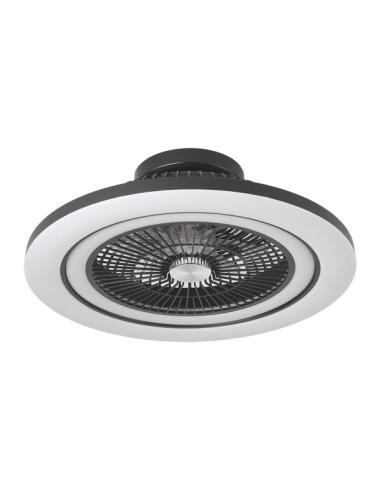 Ventilador Dc 50+7w Antartida Negro 5asp 58d 5400lm 3000-4500-6500k+rgb Remo+r.intensidad+memoria+temporizador