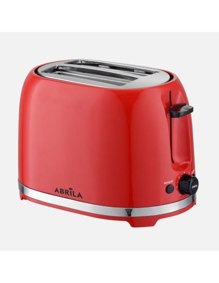 Tostador Pan Tambre 850w Rojo 7niv.tostado, Descongelacion, Apagado.autom.2ranuras.recogemigas.19x28x17cm