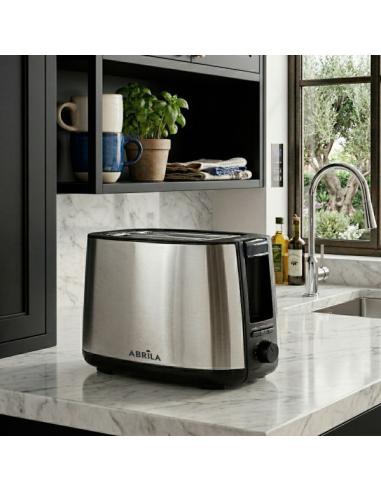 Tostador Pan Limia 750w Negro/plata 7niv.tostado,descongelacion, Apagado Autom.2ranuras.recogemigas,17x26,5x15cm