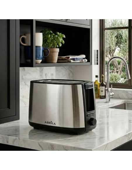 Tostador Pan Limia 750w Negro/plata 7niv.tostado,descongelacion, Apagado Autom.2ranuras.recogemigas,17x26,5x15cm
