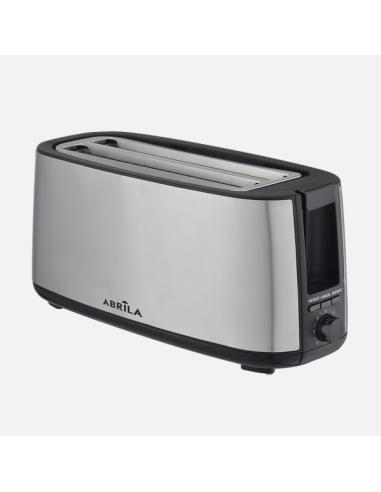 Tostador Pan Muga 1400w Negro/plata 7niv.tostado.descongelacion, Apag.automatico,2ranuras,recogemigas 17x38x14,5cm