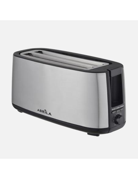 Tostador Pan Muga 1400w Negro/plata 7niv.tostado.descongelacion, Apag.automatico,2ranuras,recogemigas 17x38x14,5cm