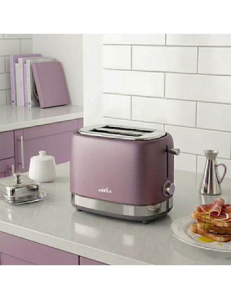 Tostador De Pan Urbion 815w Violeta/gris 7niveles De Tostad 2ranuras Recogemigas.descongelar.recalentar. 19,5x16,5x27cm