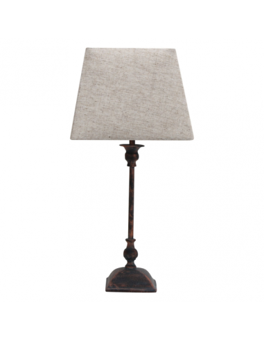 Sobremesa Percasol 1xe27 Marron Rustico 52x25x25 Cm
