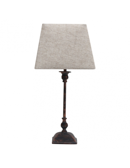 Sobremesa Percasol 1xe27 Marron Rustico 52x25x25 Cm