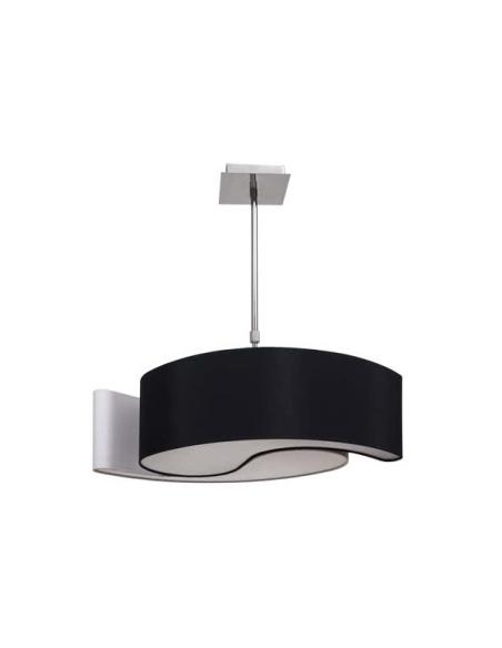 Lampara Peq. Ying-yang Negro/blanco 2xe14 (regx71)