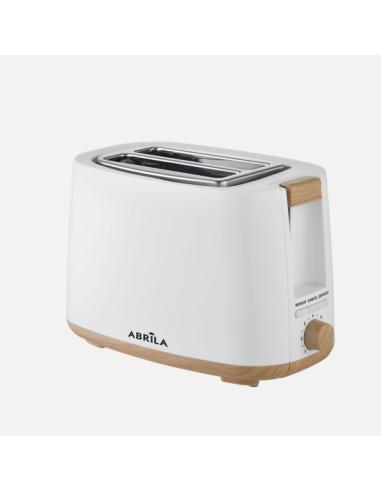 Tostador Pan Ulla 750w Blanco/haya 7niv.tostado,descongelacion, Apagado Automatico,2ranuras,recogemigas,17x26,5x15cm