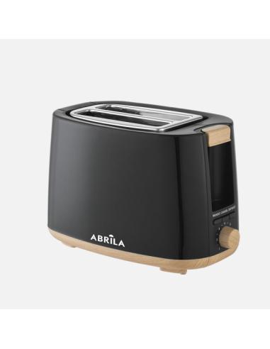Tostador Pan Ulla 750w Negro/haya 7niv.tostado,descongelacion, Apagado Automatico,2ranuras,.recogemigas,17x26,5x15cm