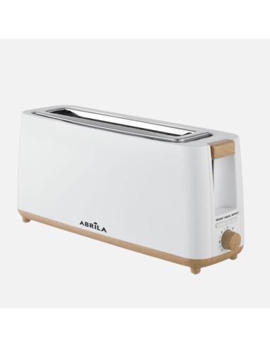 Tostador Pan Yeltes 900w Blanco/haya 7niv.tostado,descongelacion,apagado Autom.1ranura.recogemigas.17x38x11,5cm
