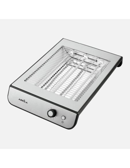 Tostador Horiz.serpis Neg/cr 900w 3tub.quarz.temp Band.recogemigas,ace.inoxid.6,5x35,5x21c
