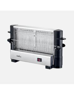 Tostador Narcea 750w Negr/cromo Todo Tipo De Pan Rejilla Seg.ac.inox.doble Tost.17x31x9,5