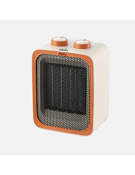 Termoventilador Ceram.jaya 2000w Beis/naranja Termostato Reg.2pot 3fun Sist.seguridad Antivuelco 20x15x10cm