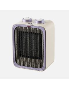 Termoventilador Ceram.jaya 2000w Beis/lila Termost Reg.2pot 3fun Sist.seguridad,antivuelco 20x15x10cm
